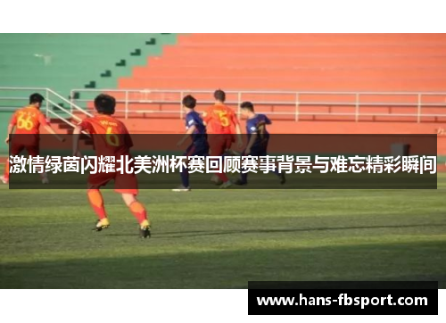 激情绿茵闪耀北美洲杯赛回顾赛事背景与难忘精彩瞬间